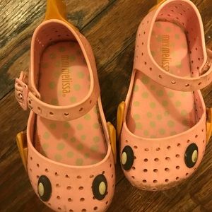 Mini Melissa size 5 toddler shoes